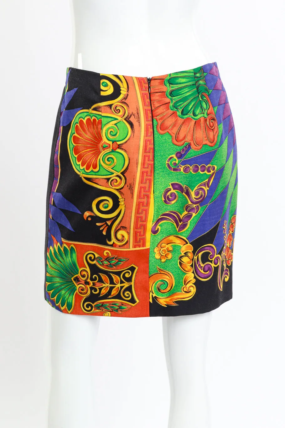 1991 Baroque Shell Skirt Suit