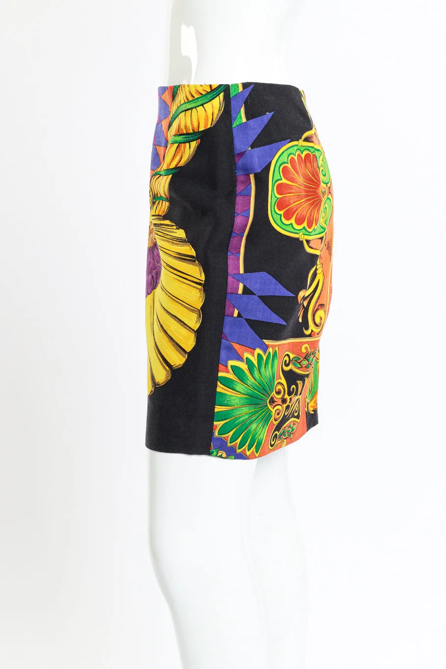 1991 Baroque Shell Skirt Suit