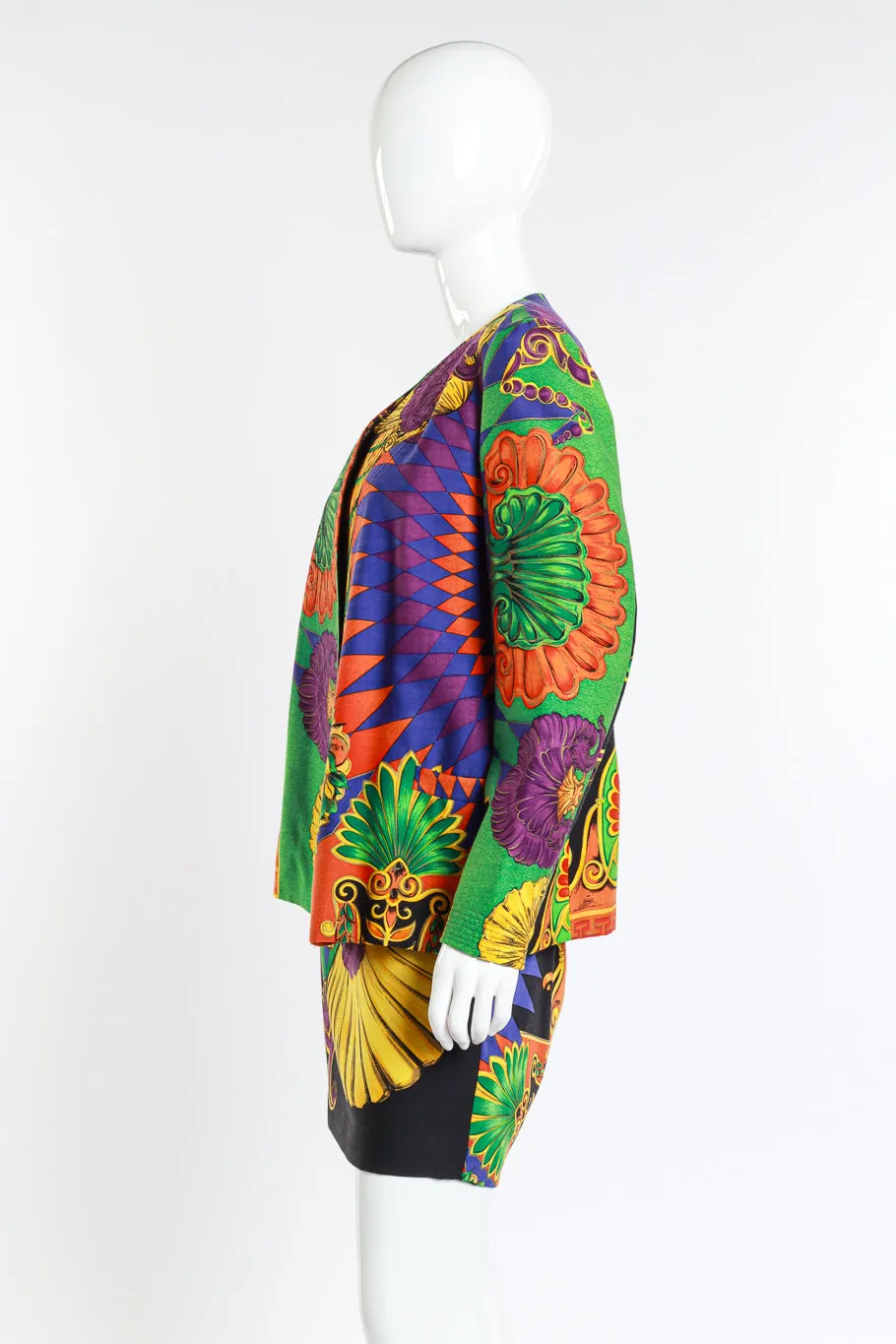 1991 Baroque Shell Skirt Suit