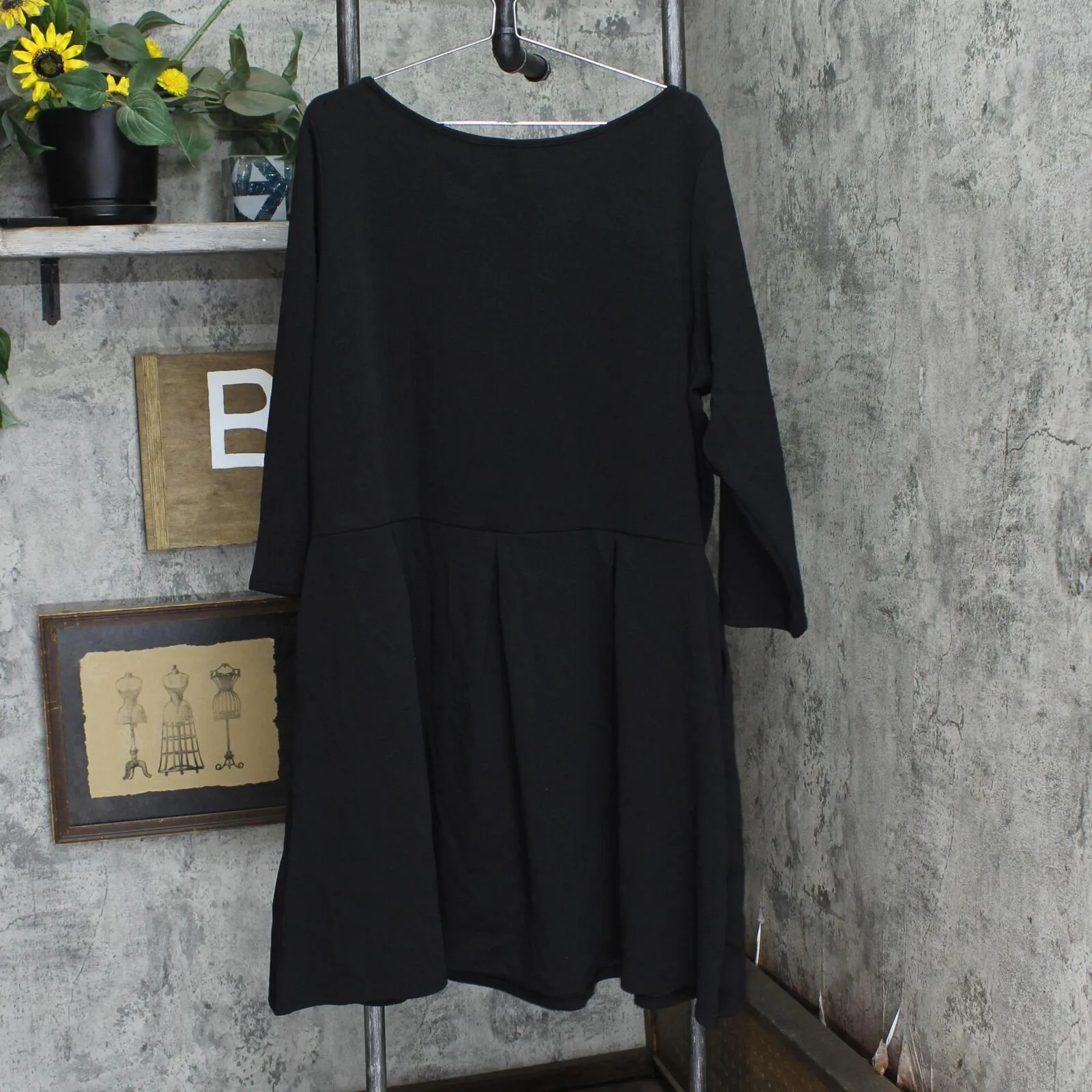 24seven Comfort Apparel Women's Plus Size Perfect Fit and Flare Dress P0206022