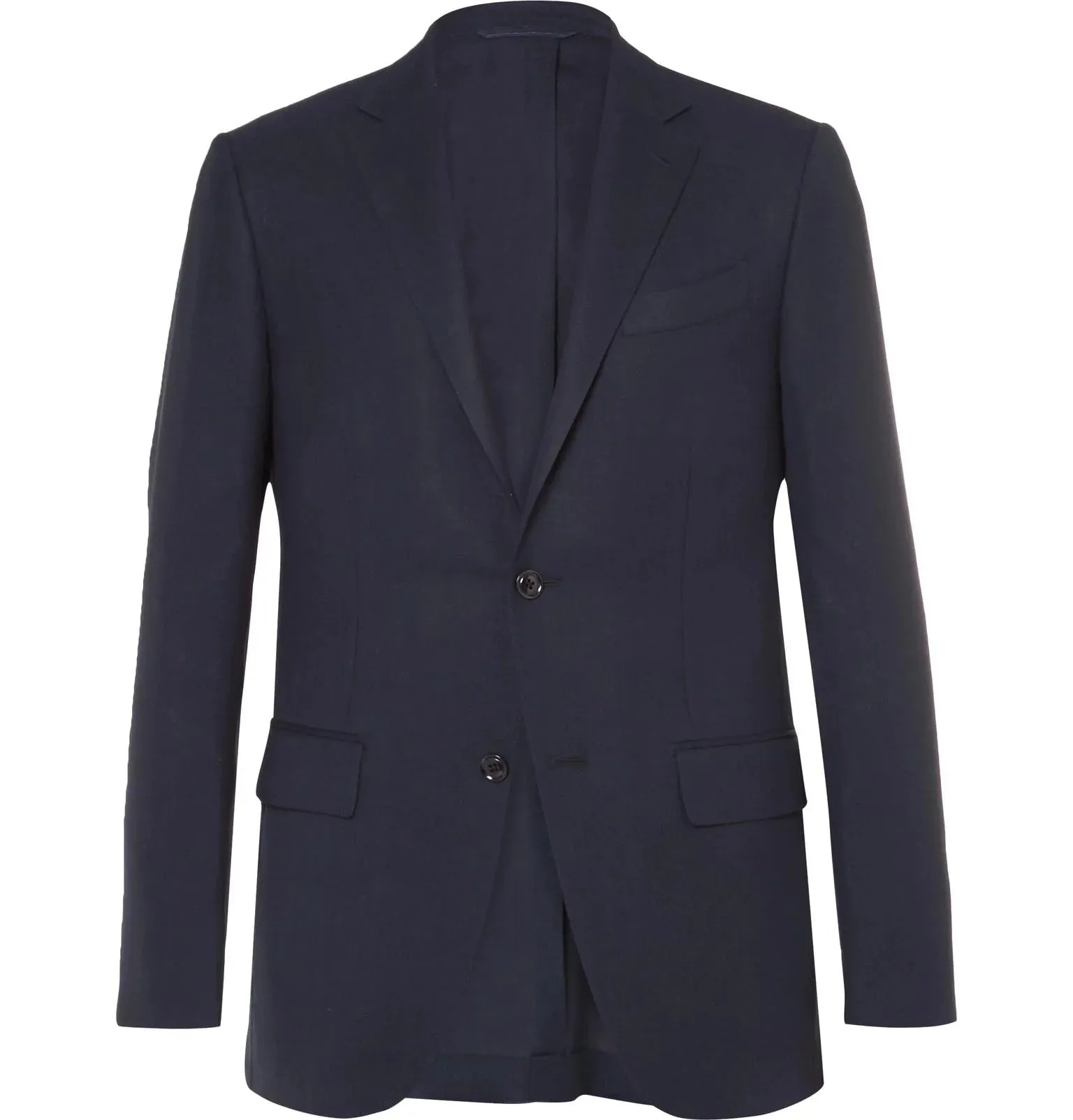 $3,290 ERMENEGILDO ZEGNA-“HIGH PERFORMANCE PACKAWAY” Navy Blazer- 46R