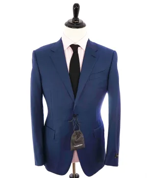 $3,290 ERMENEGILDO ZEGNA- “TORFEO” Bold Blue Birdseye Blazer- 42R