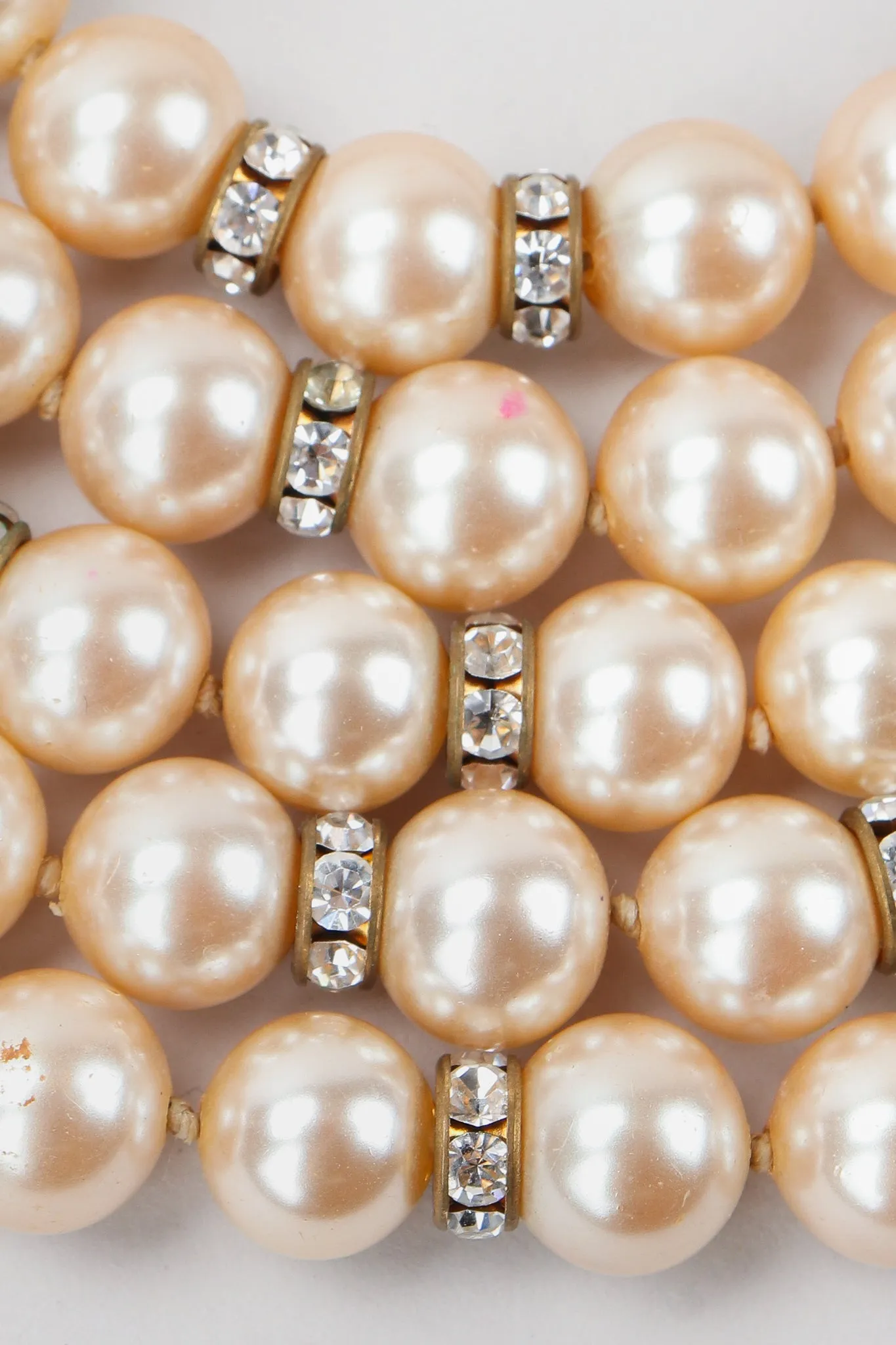 5-Strand Pearl Choker Collar