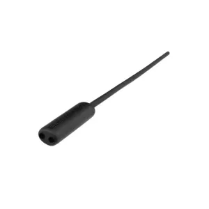 5.9-inch Electrastim Silicone Black Electro Urethral Sound for Him