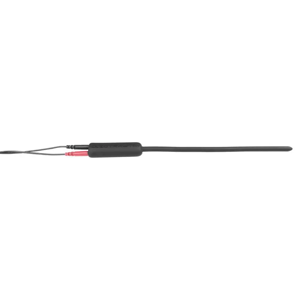 5.9-inch Electrastim Silicone Black Electro Urethral Sound for Him