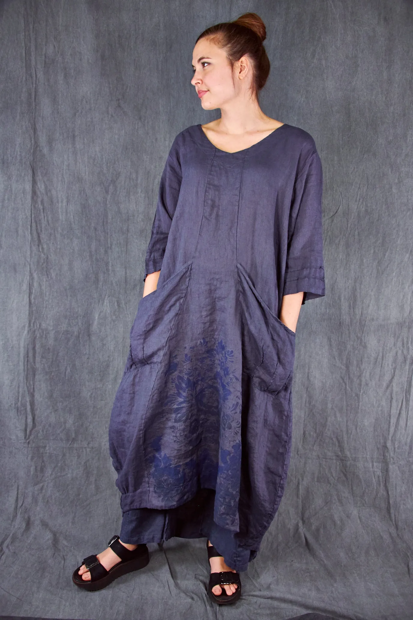 7237 Watermill Linen Dress-Nightwatch