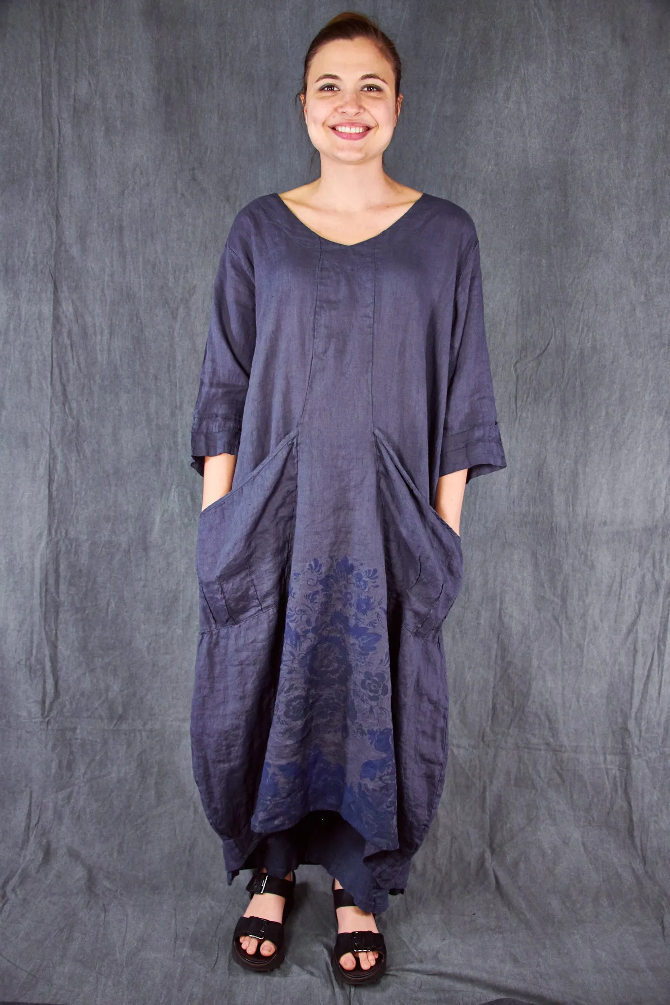7237 Watermill Linen Dress-Nightwatch