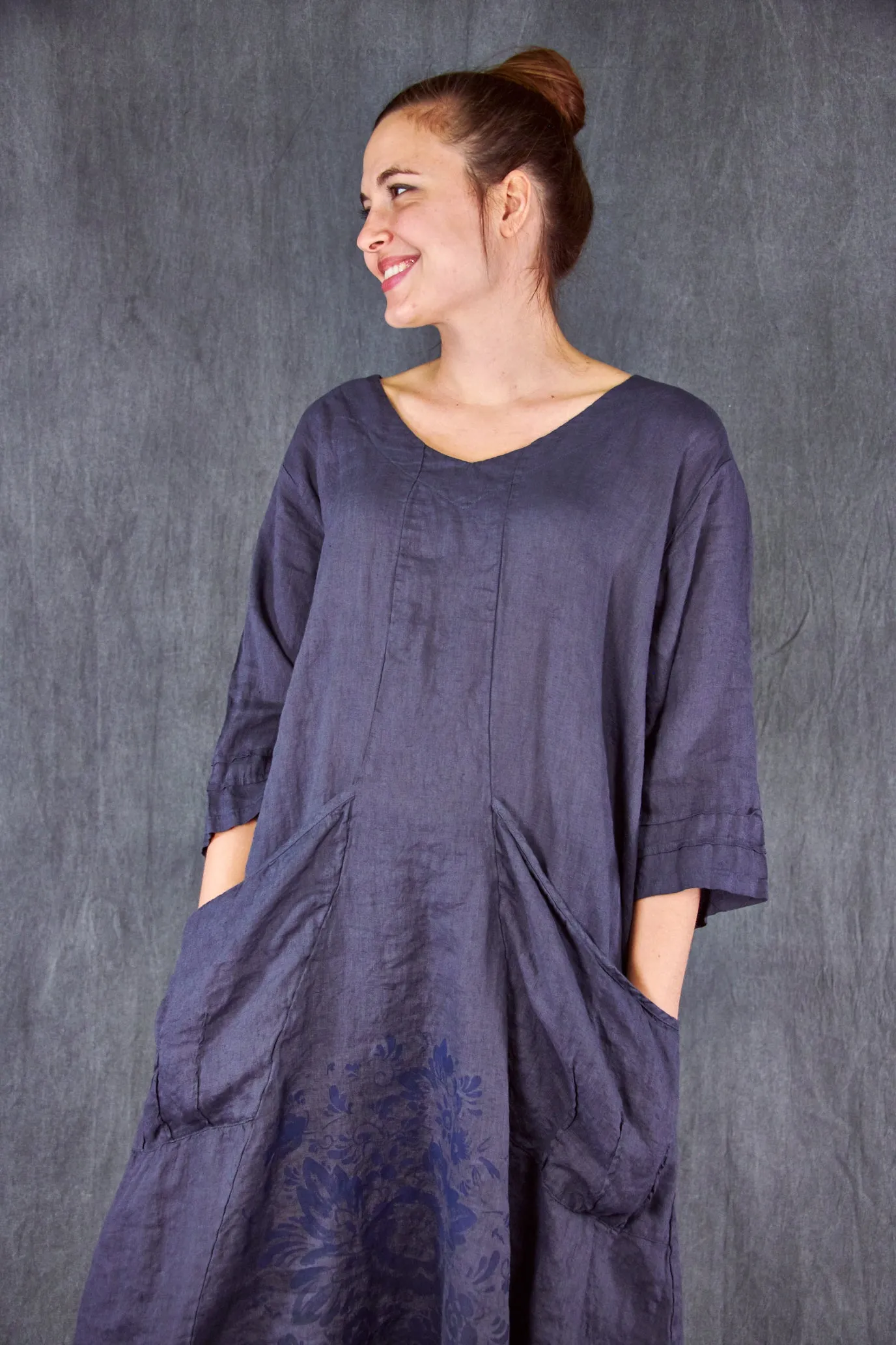 7237 Watermill Linen Dress-Nightwatch
