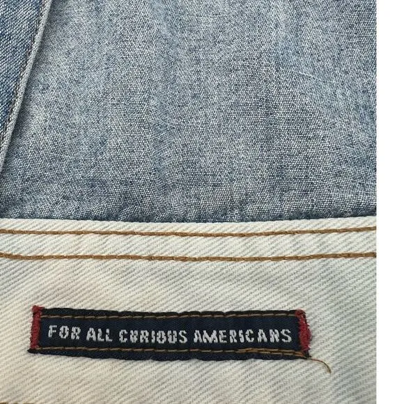 AGOLDE VINTAGE Cropped Jean Jacket Light Wash Women’s Size Medium Made In USA