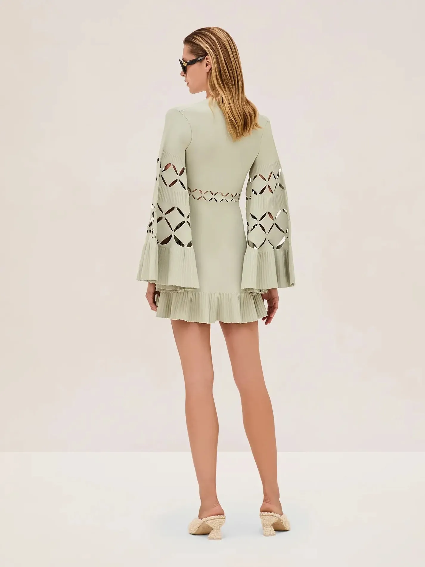 Alexis Linden Mini Dress in Sage
