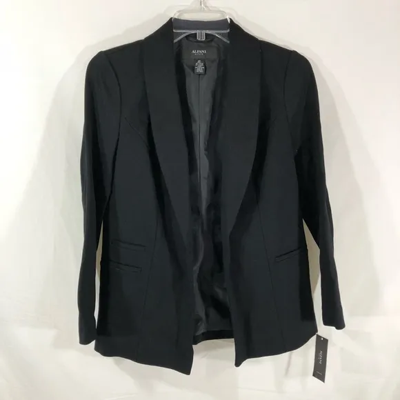 Alfani Petite Shawl-Collar Open Front Blazer 2P