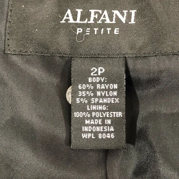 Alfani Petite Shawl-Collar Open Front Blazer 2P