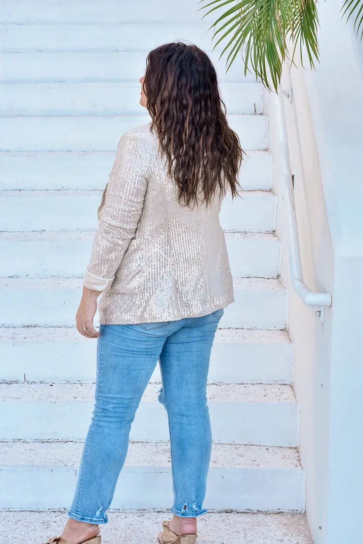 All That Glitters Sequin Blazer
