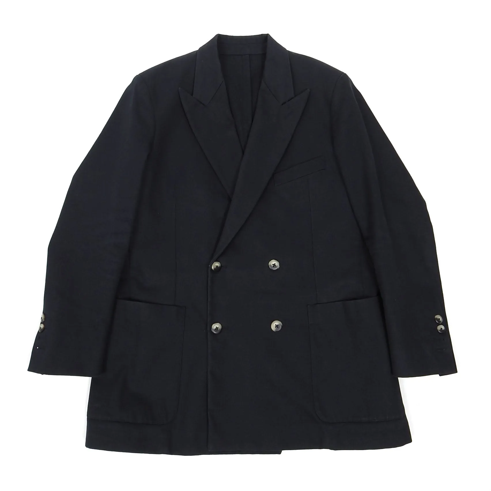 Ami Navy Double Breasted Blazer Size 46