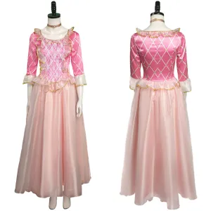 Anneliese Light pink long skirt Cosplay Costume Outfits Halloween Carnival Suit