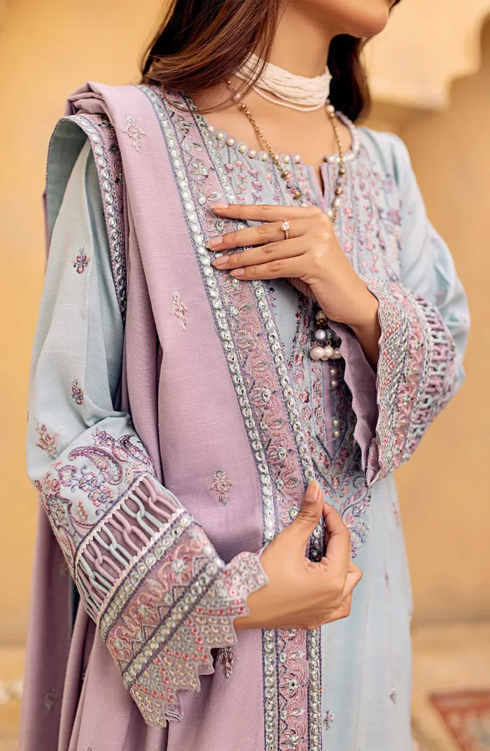 Aqua Blue Embroidered Pakistani Salwar Kameez Dupatta Salwar Suit