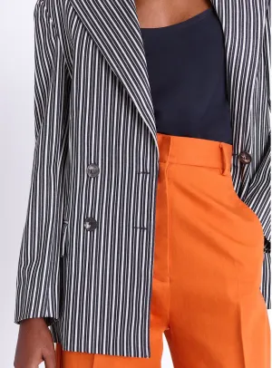 Asantii Kumbatia Double Breasted Blazer, Stripe