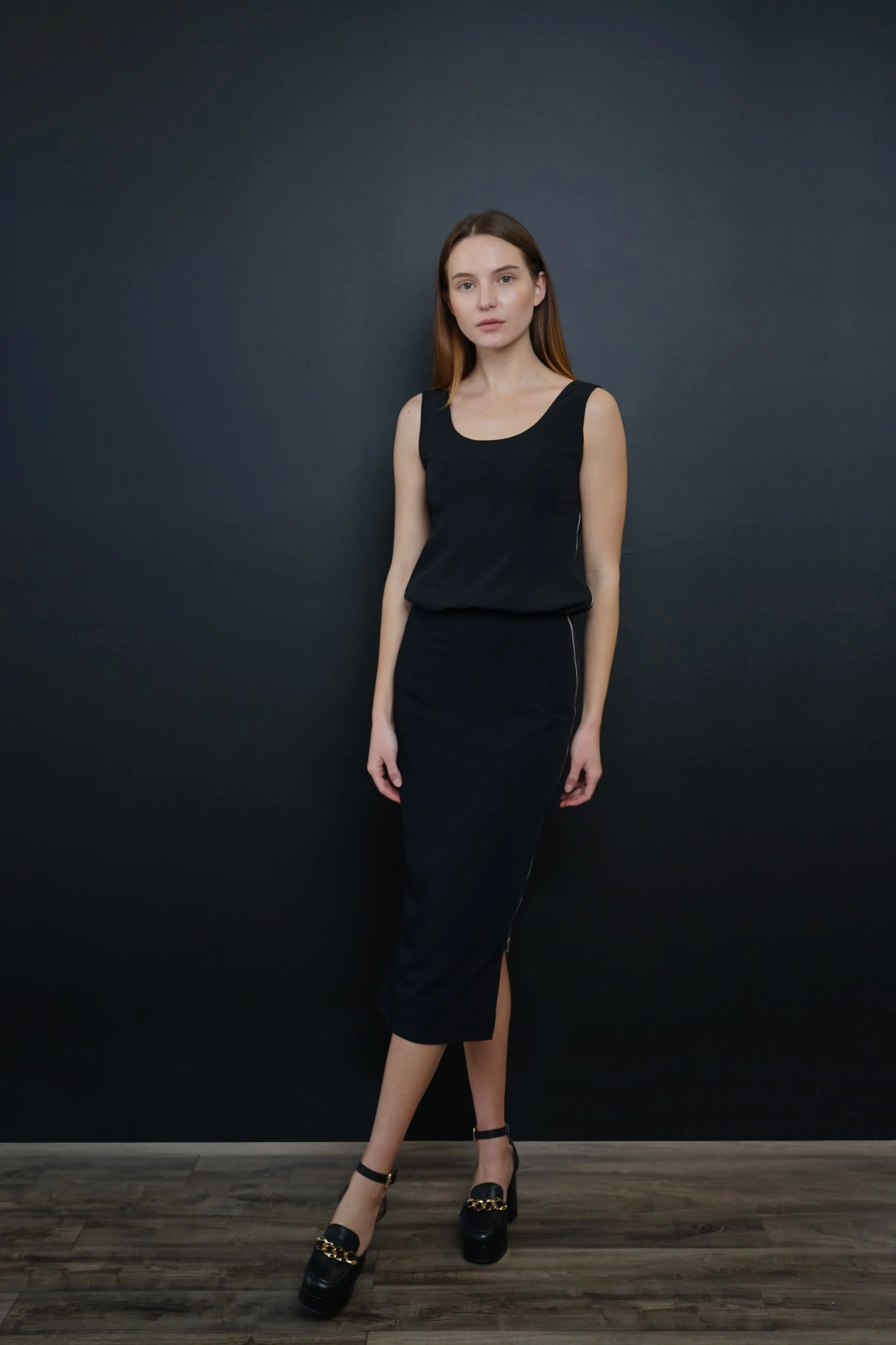 Ashley Black Cocktail Dress