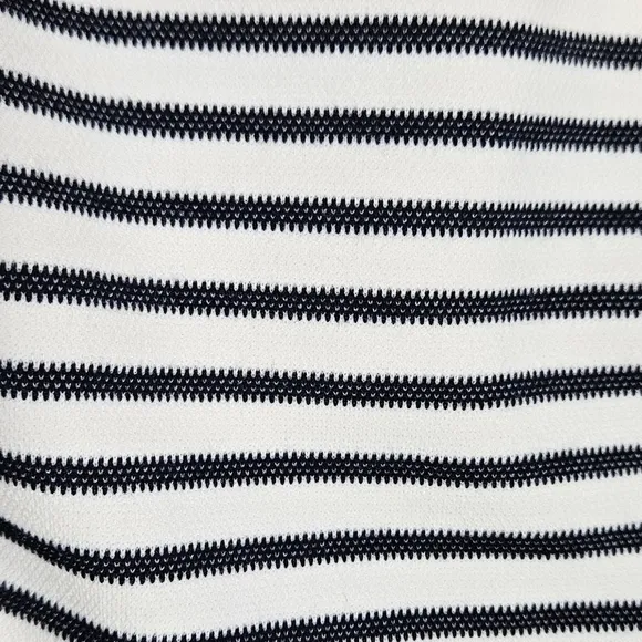 Banana Republic Pique Knit Striped Double Breasted Preppy Blazer Jacket Size XL