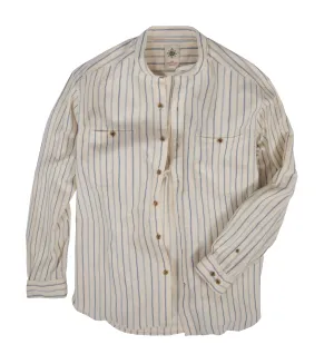 Banded Collar Work Shirt