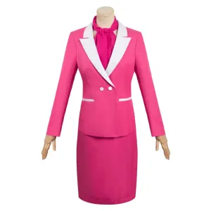 Barbie Cosplay Costume Pink Uniform Skirt Outfits Halloween Carnival Suit