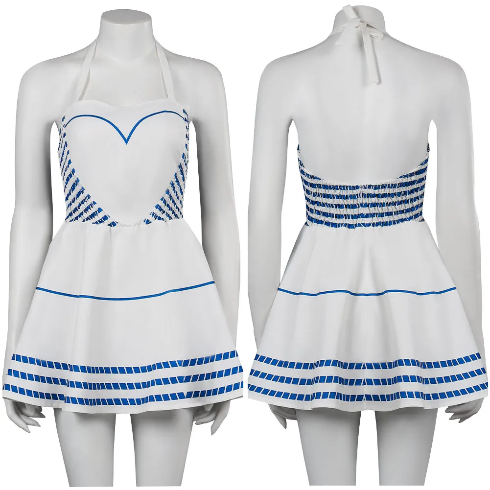 Barbie Margot Robbie Dress Cosplay Costume Halloween Carnival Suit