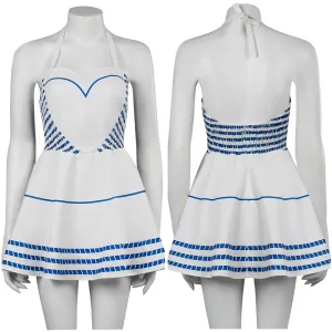 Barbie Margot Robbie Dress Cosplay Costume Halloween Carnival Suit
