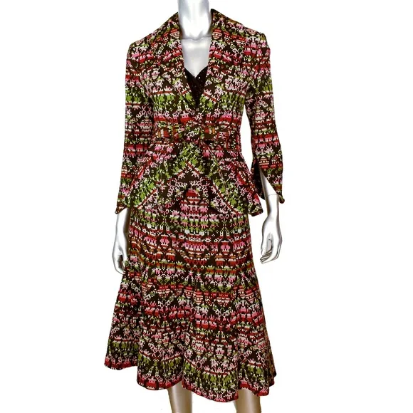 Bell by Alicia Bell Cotton Woven Skirt Suit 4
