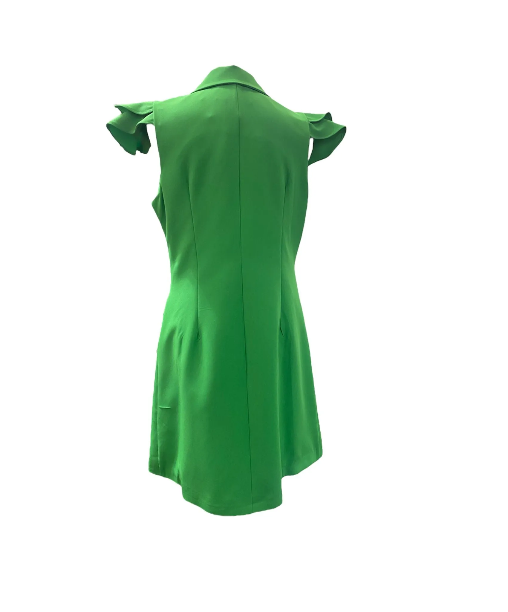 Blazer Jurk met dubbele rij knopen | Groen