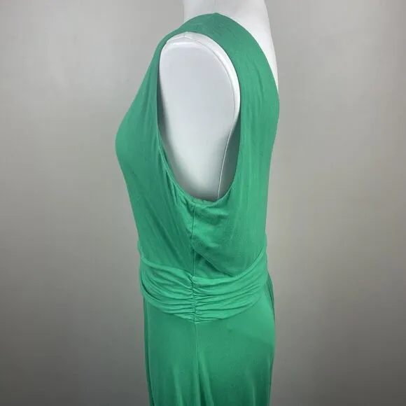 Boden Stretch Jersey Sleeveless Maxi Kelly Green Dress Size 10R