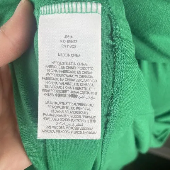 Boden Stretch Jersey Sleeveless Maxi Kelly Green Dress Size 10R
