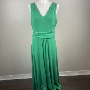 Boden Stretch Jersey Sleeveless Maxi Kelly Green Dress Size 10R