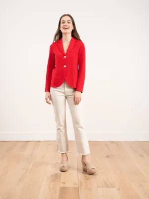 boyfriend jacket - red