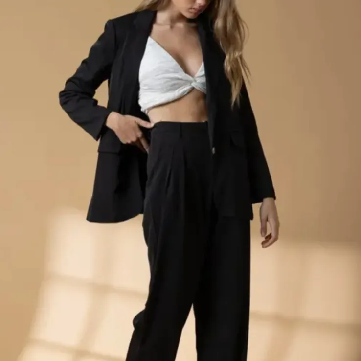 Brown Button Blazer