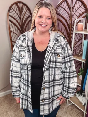 Campfire Stories Jacket - Ivory Plaid