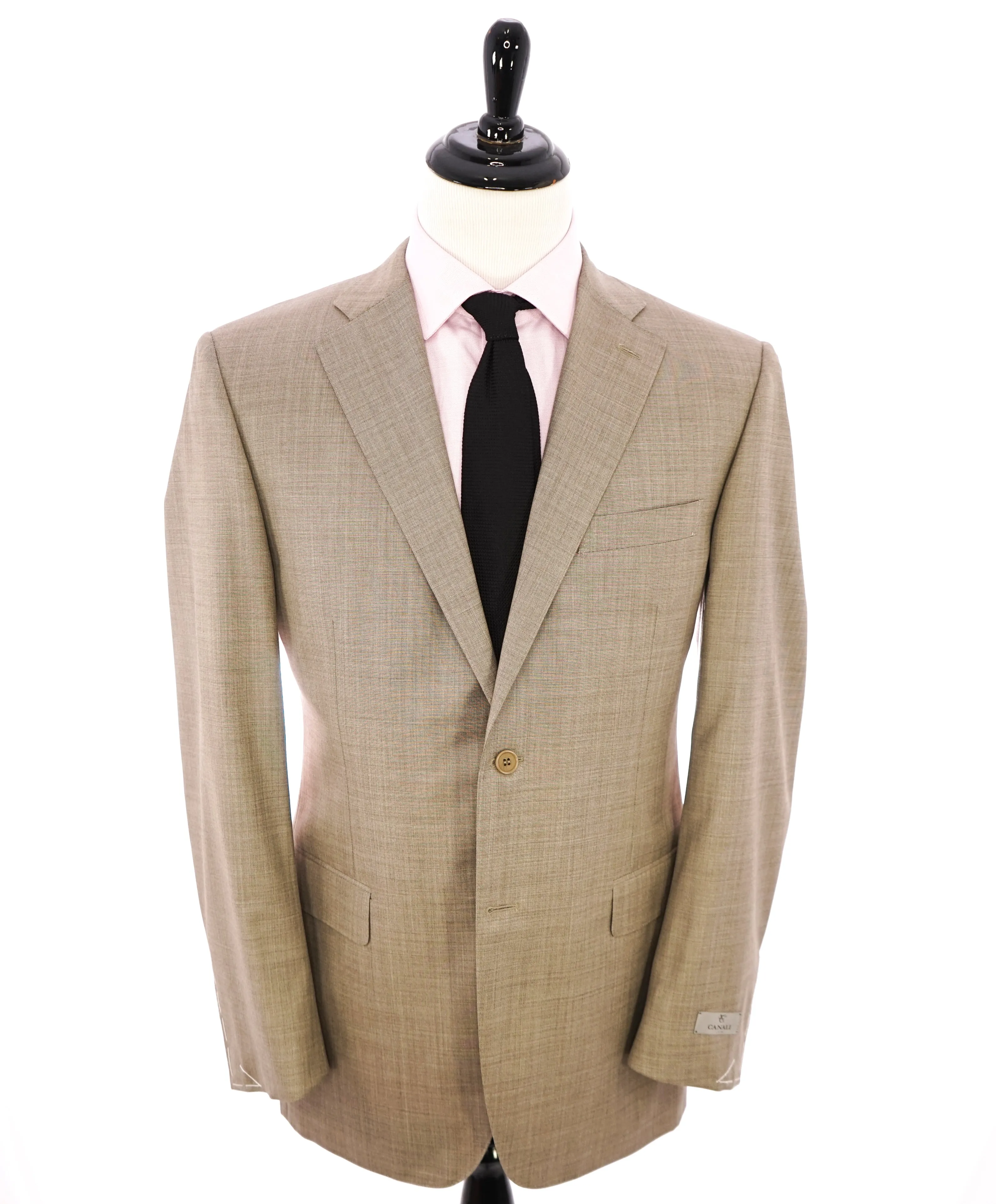 CANALI - Beige Sand Color Textured Light Summer Blazer - 42L