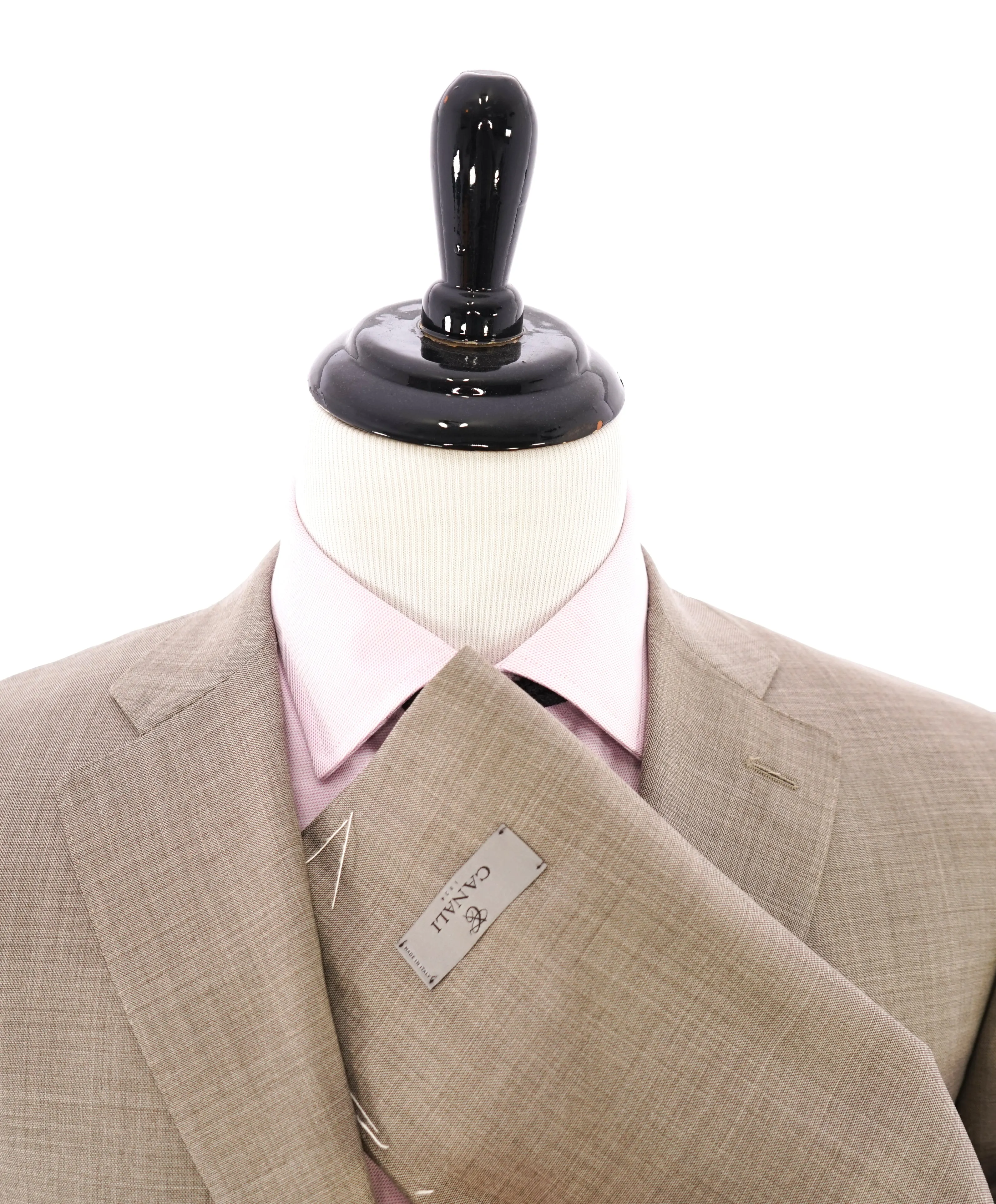 CANALI - Beige Sand Color Textured Light Summer Blazer - 42L