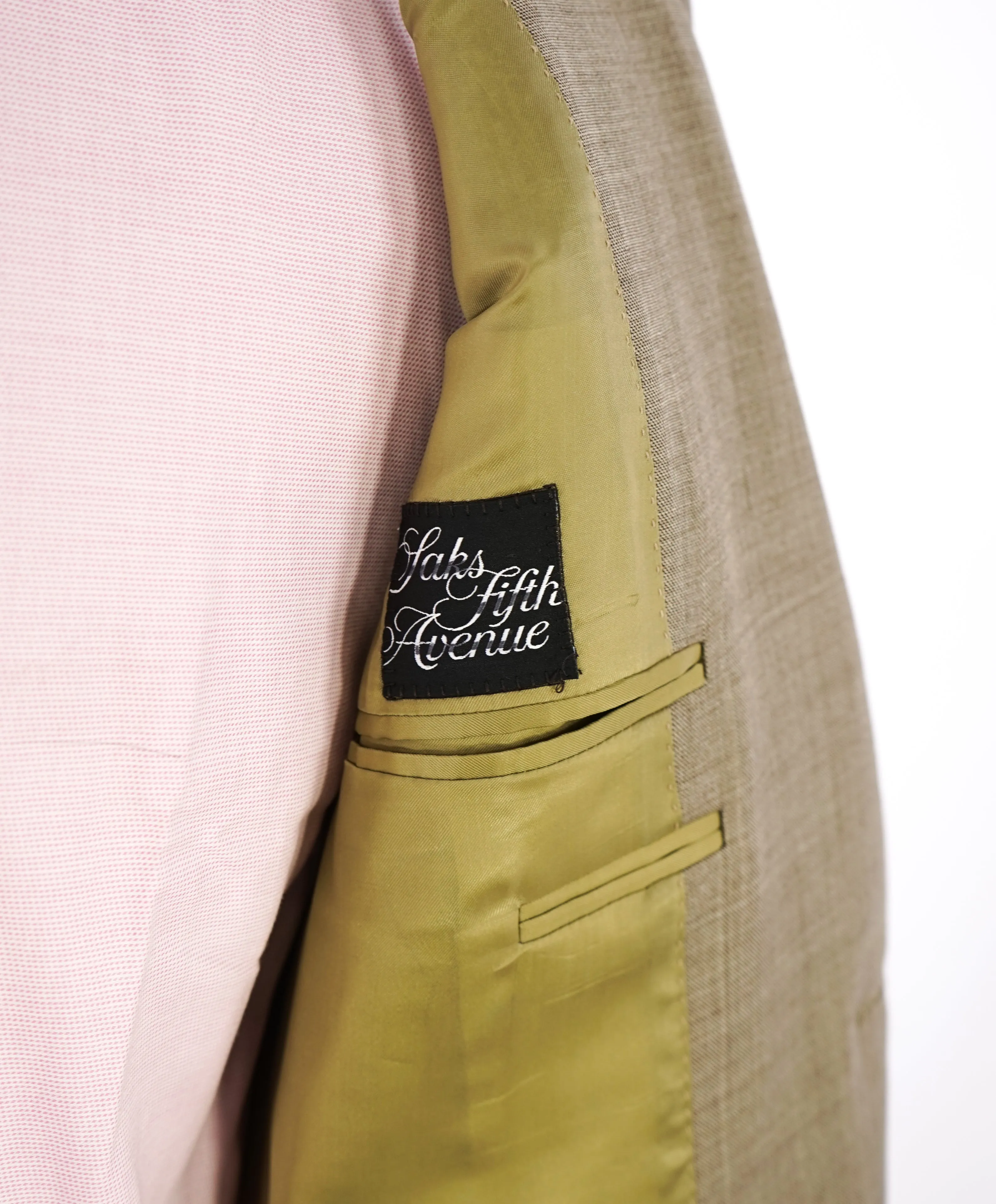 CANALI - Beige Sand Color Textured Light Summer Blazer - 42L