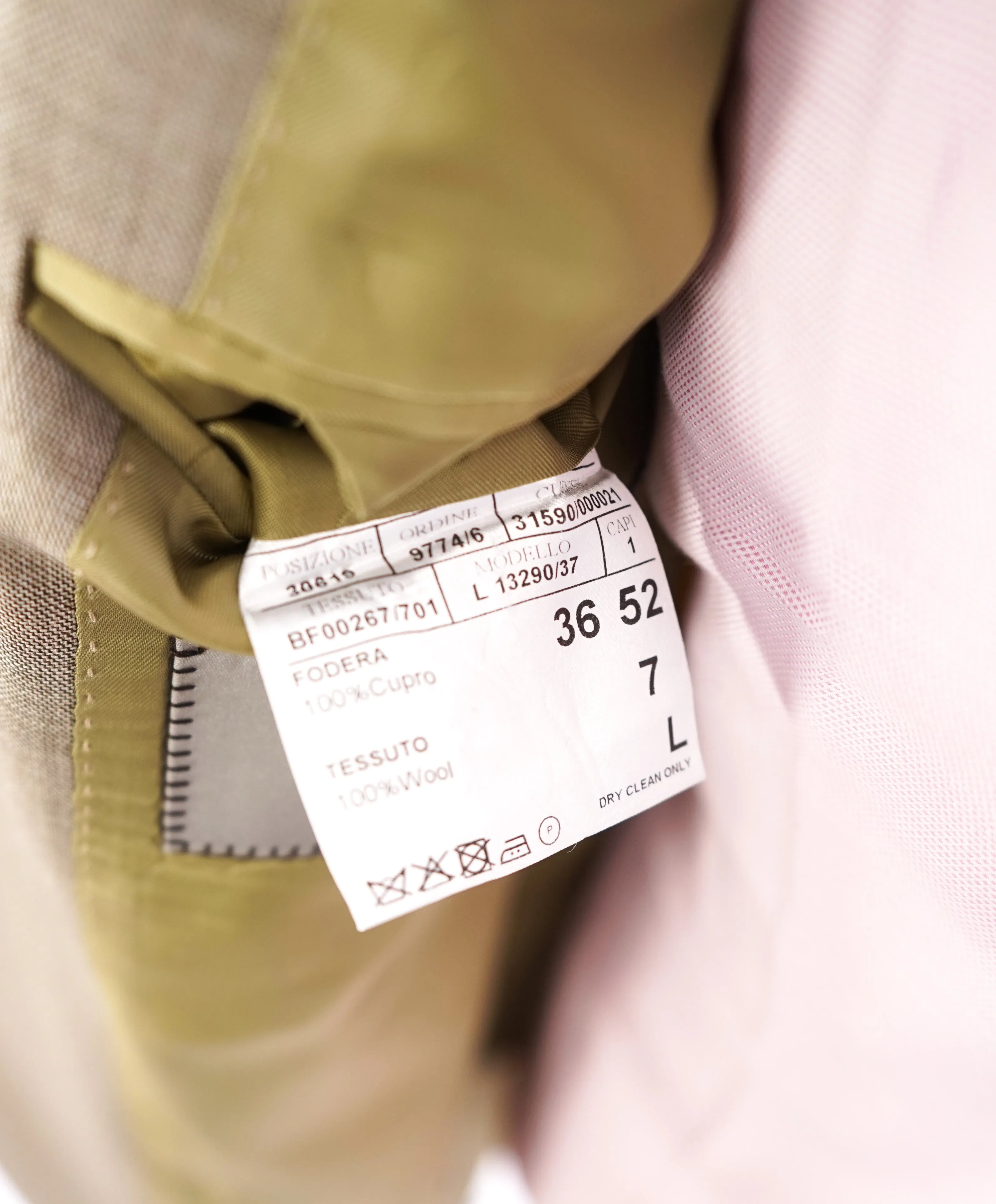CANALI - Beige Sand Color Textured Light Summer Blazer - 42L