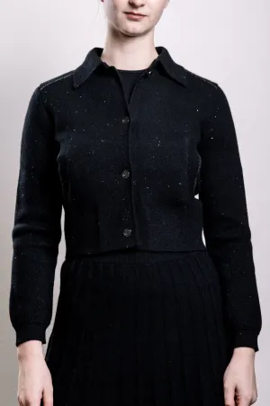 Cashmere & Yarn Cropped Jacket
