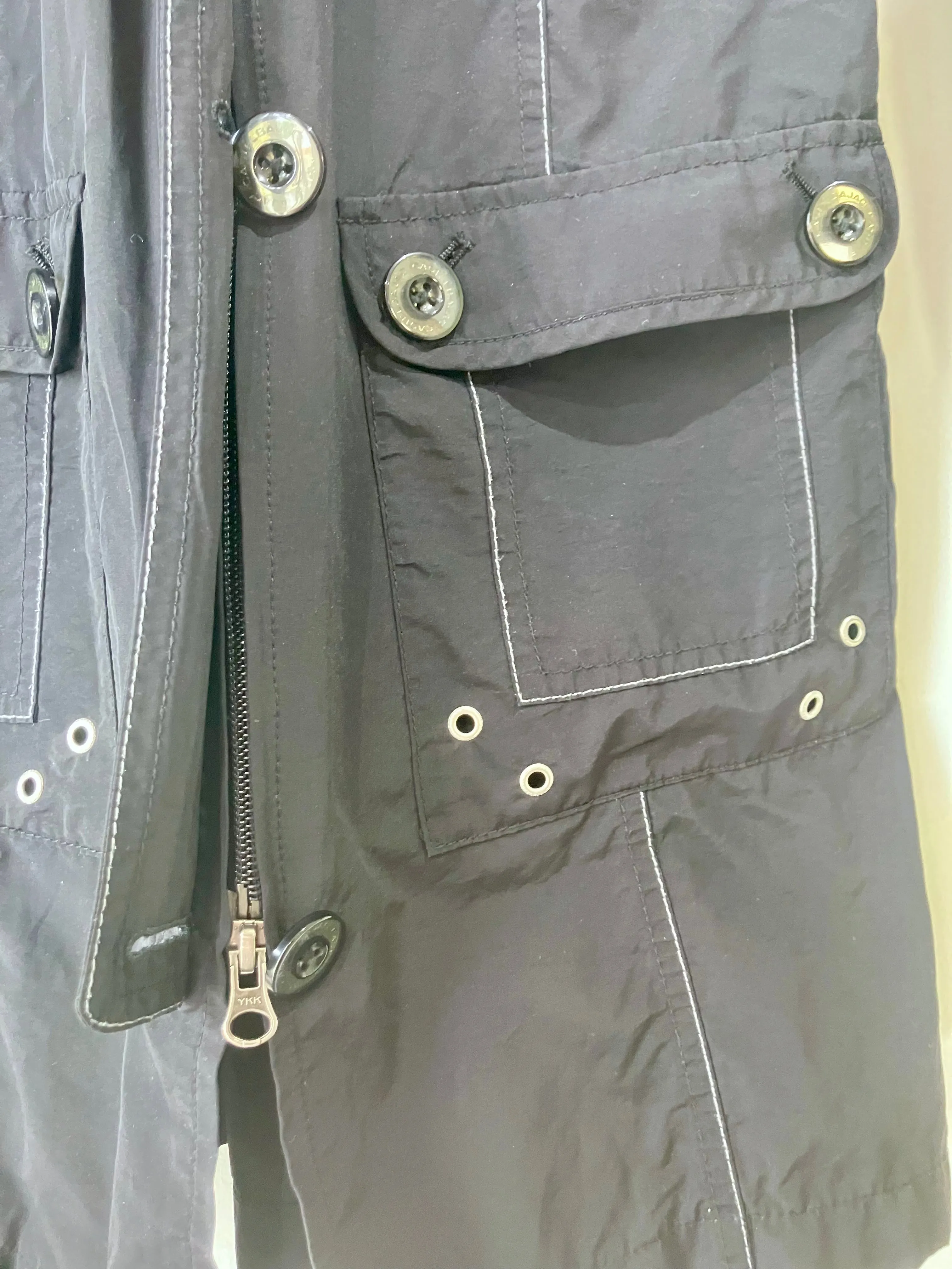 Castelbajac "Bons Baisers De Paris" Black Hooded Jacket