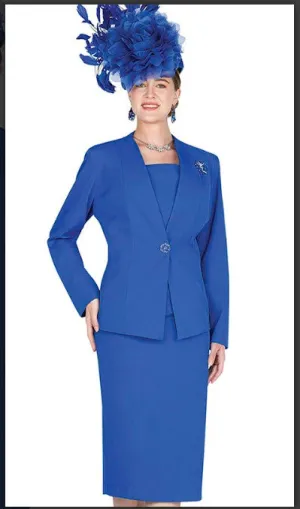 Champagne Italy 5702 2PC Tailored Sunday Church Suit