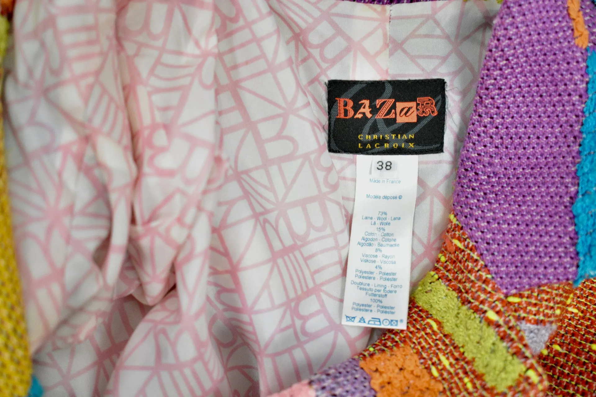 Christian Lacroix Multicolor Suit/ Jacket & Skirt