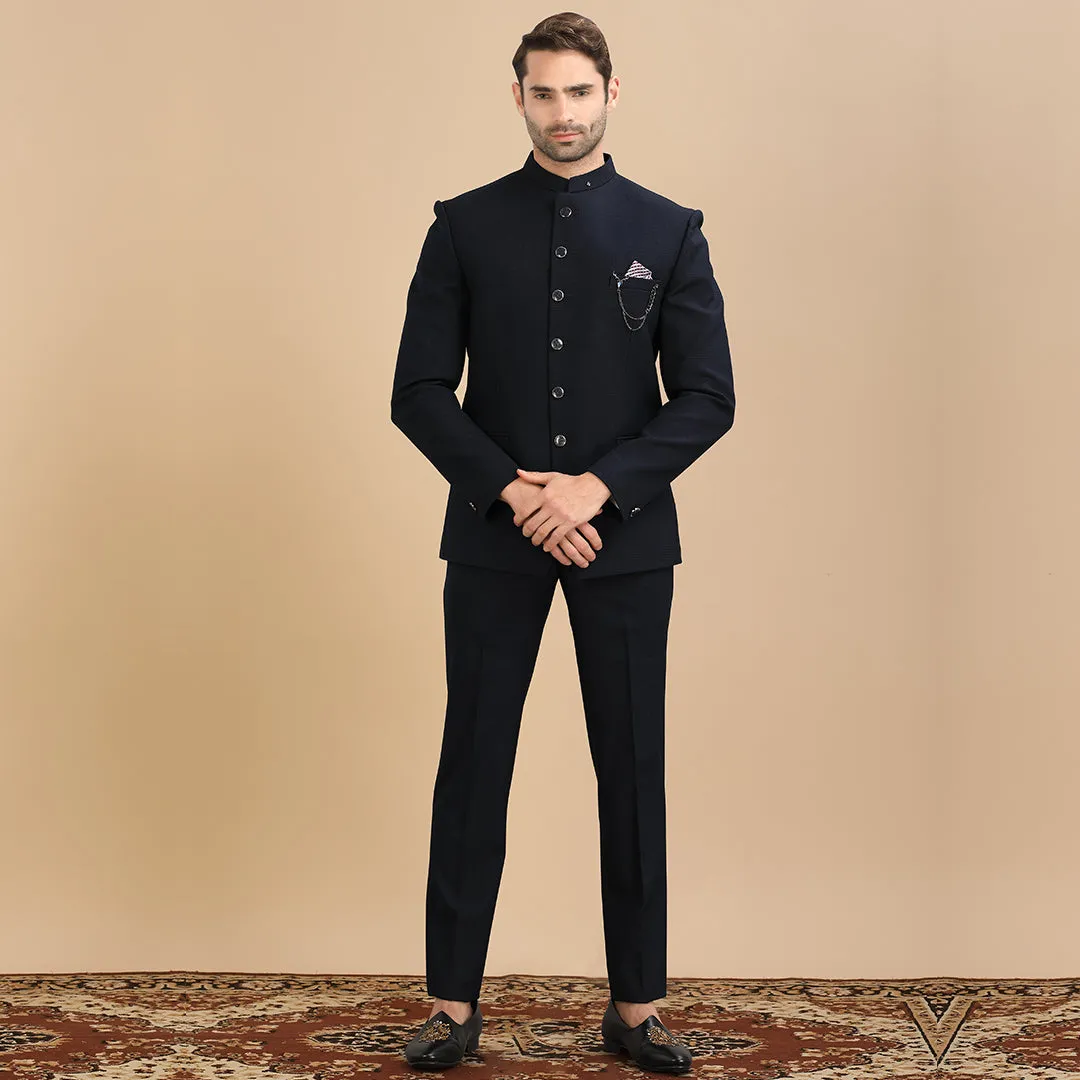 Classic Black Timeless Jodhpuri for Men