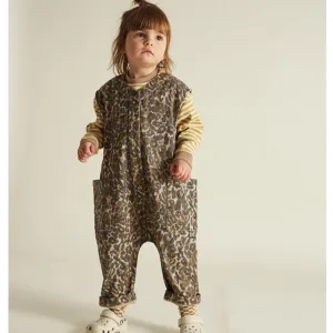 Claude & Co - Wren sleeveless overall - leopard print