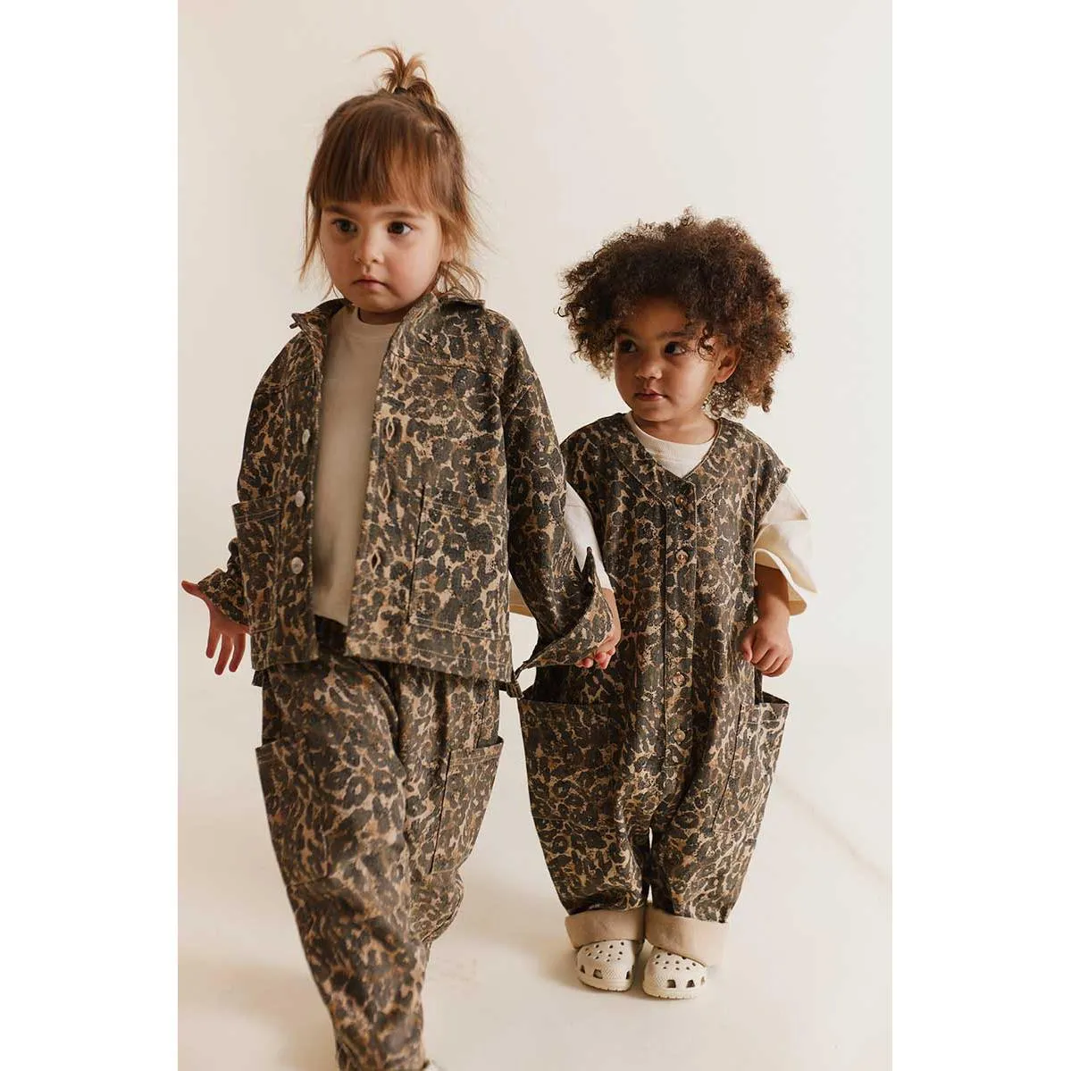 Claude & Co - Wren sleeveless overall - leopard print