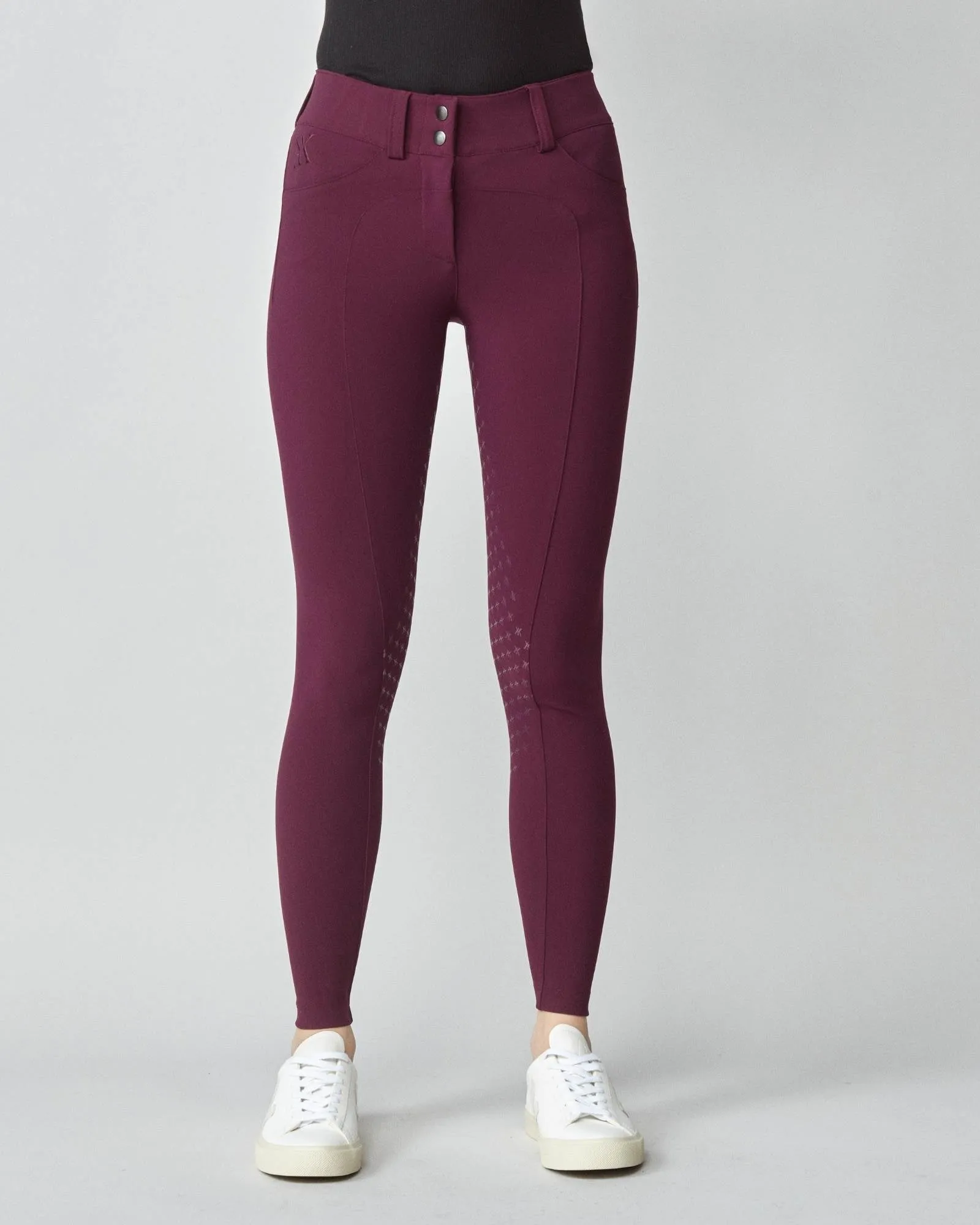 Compression Performance Breeches Burgundy