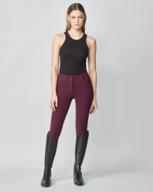 Compression Performance Breeches Burgundy
