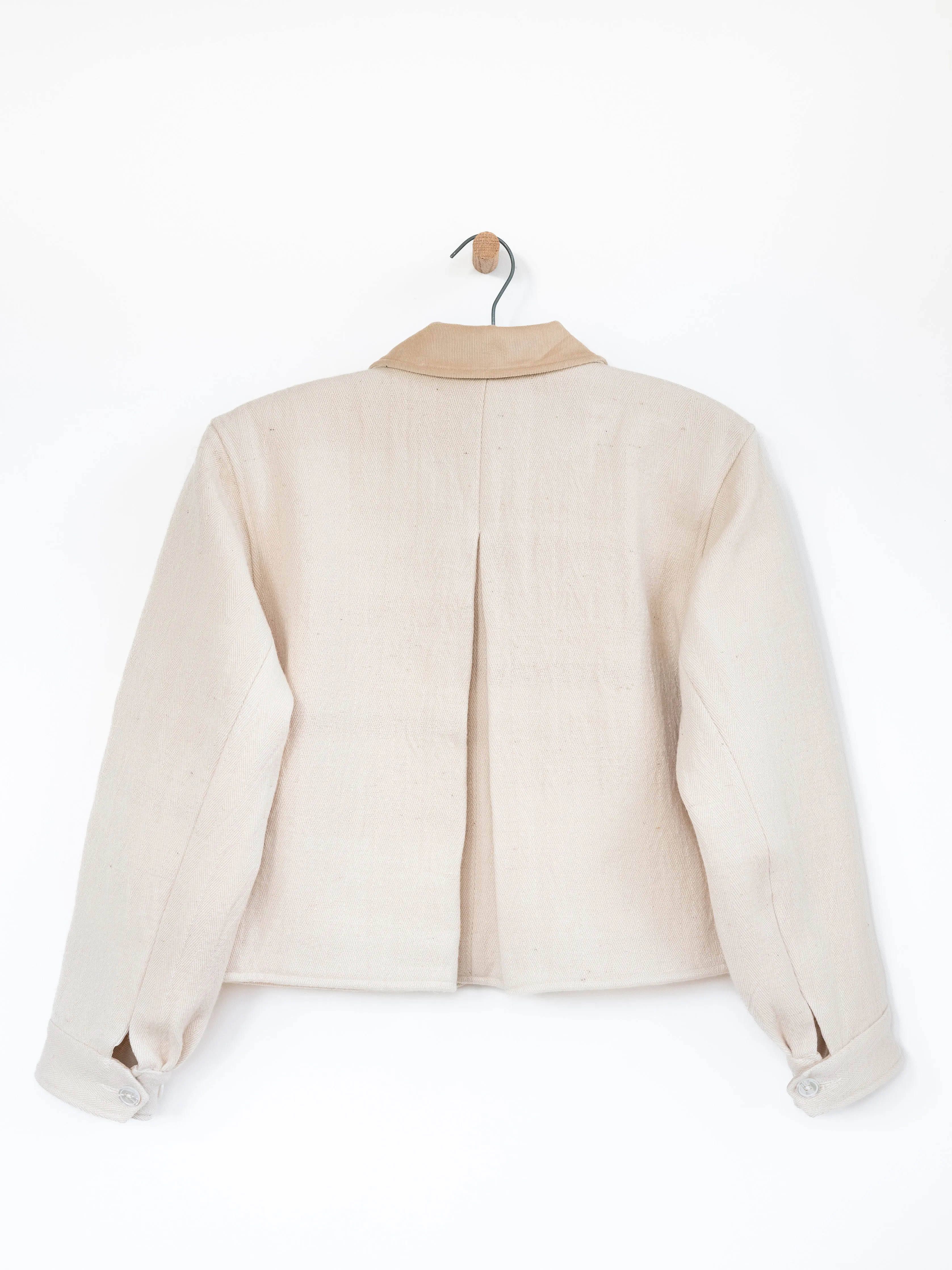 Cropped Jacket in Wool