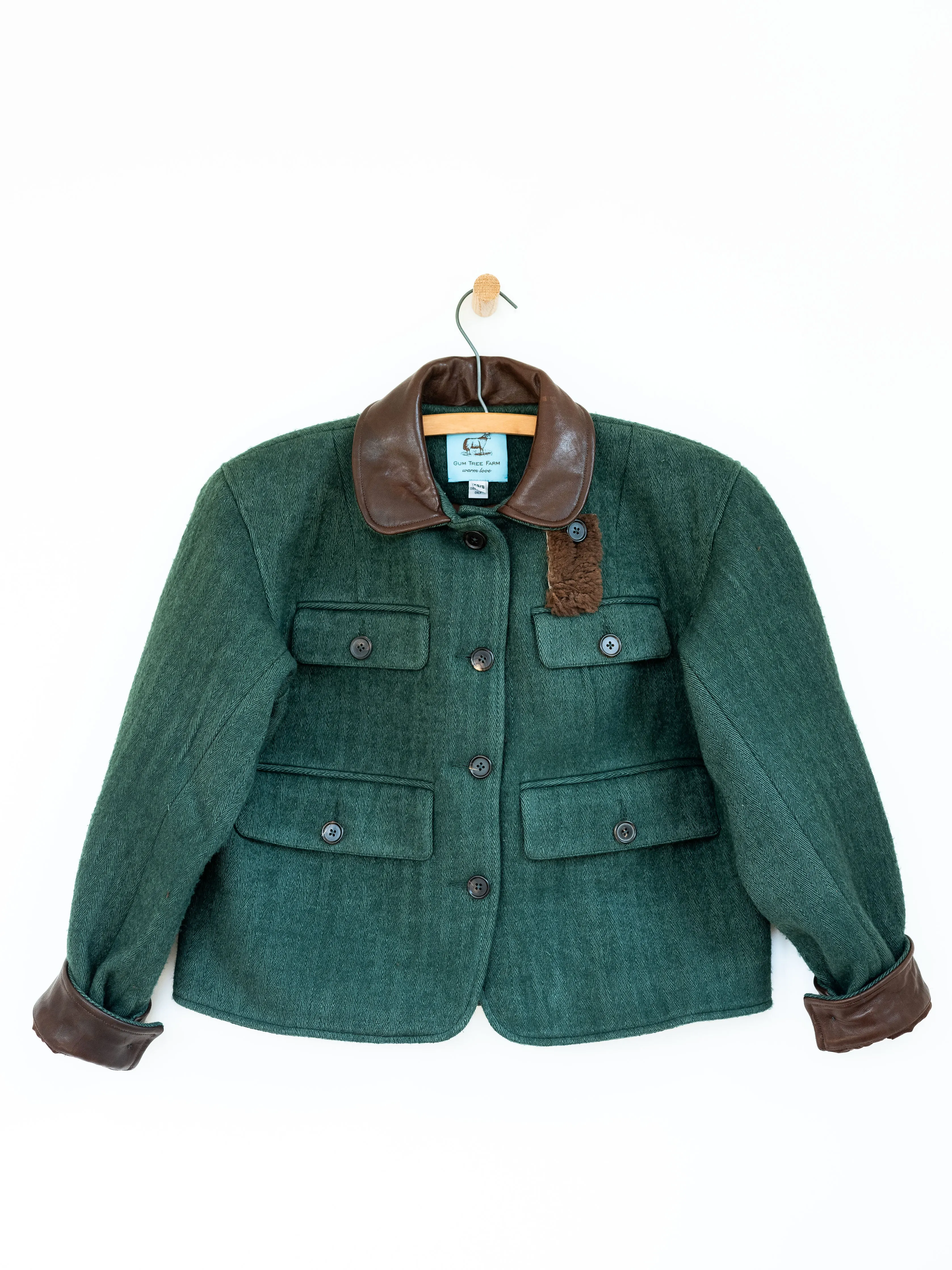 Cropped Jacket in Wool